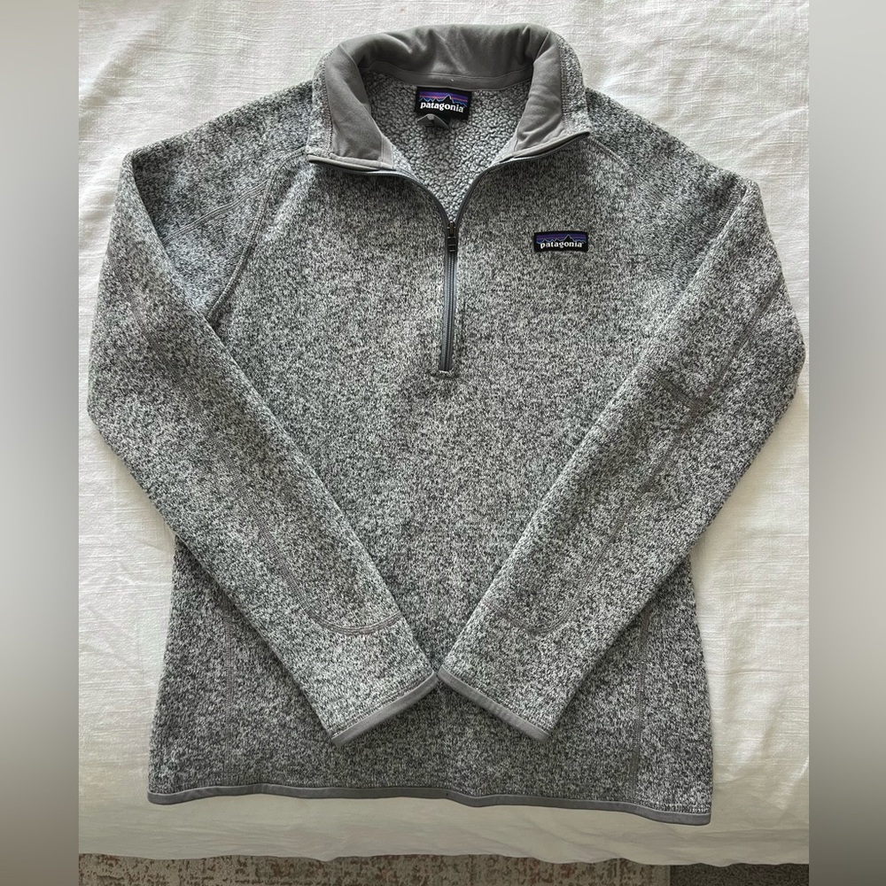 Patagonia Women’s Zip-Up Sweater in Heather Gray